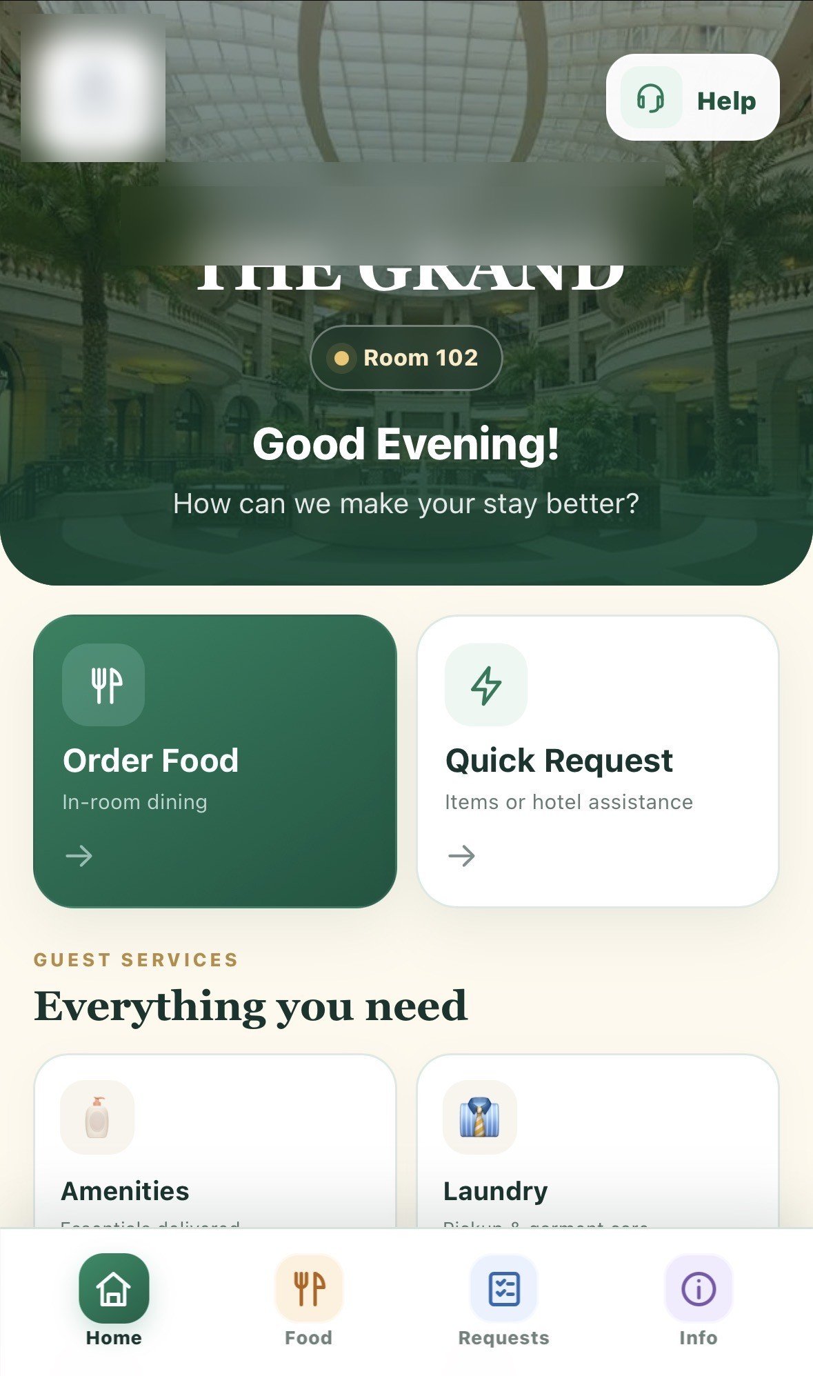 Hotel guest hub