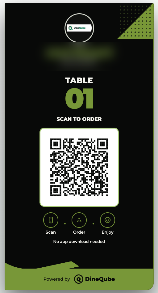 Restaurant QR